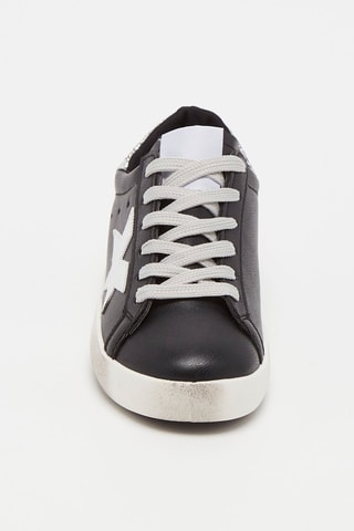 Zapatillas - Negro y plateado