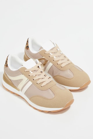 Zapatillas - Caqui y gris