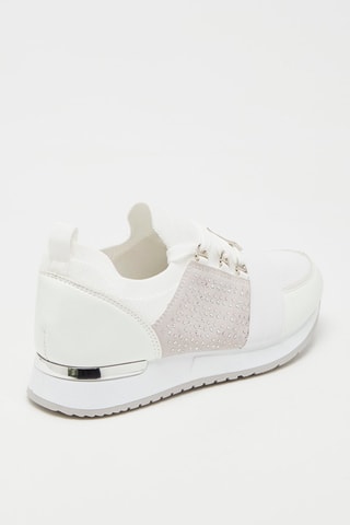 Zapatillas 
Blanco y rosa