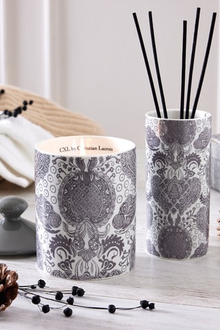 Vela perfumada de porcelana Arles Gris - Cedro blanco