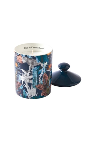 Vela perfumada de porcelana Zanzibar Azul marino - Azafrán en polvo