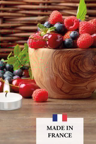 24 velas calientaplatos perfumadas - Frutos rojos