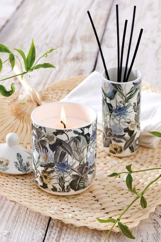 Ambientador de porcelana Garden Azul claro - Jazmín e ylang