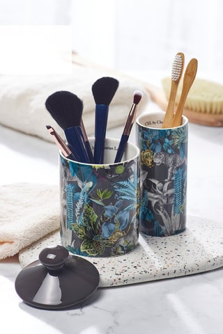 Ambientador de porcelana Zanzibar Gris oscuro - Azafrán en polvo - 100 ml