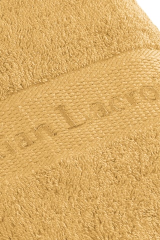 4 manoplas de baño Azur - Mostaza