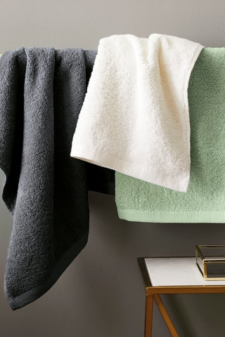 2 toallas de mano Azur - Verde claro - 45 x 45 cm