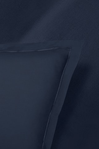 2 fundas de almohada de satén de algodón 80 hilos/cm² Uni 1 baratta - Azul oscuro