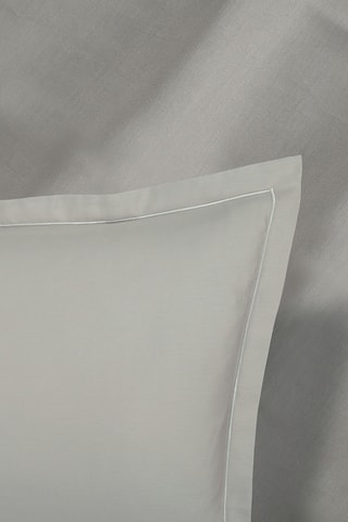 2 fundas de almohada de satén de algodón 80 hilos/cm² Uni 1 baratta - Topo