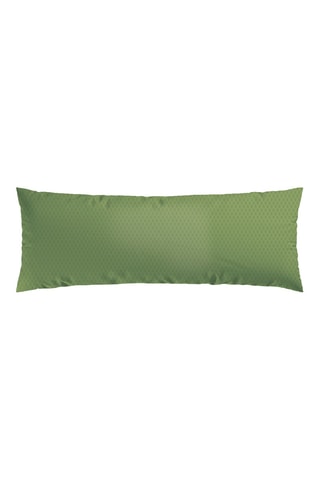 Funda de almohada reversible de satén de algodón 80 hilos/cm² Garden - Verde