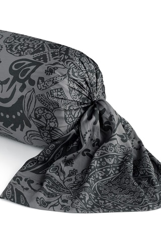 Funda de almohada de satén de algodón 80 hilos/cm² Arles - Gris