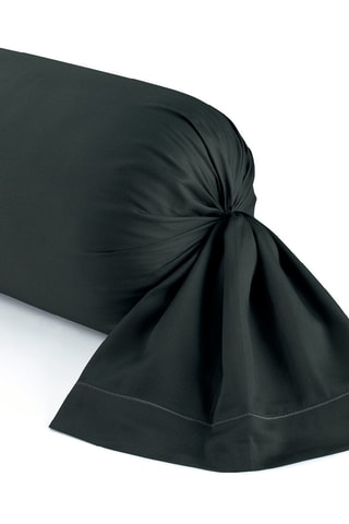 Funda de almohada de satén de algodón 80 hilos/cm² Uni 1 baratta - Gris oscuro