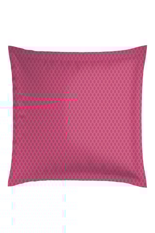 2 fundas de almohada de satén de algodón 80 hilos/cm² Exotique - Fucsia