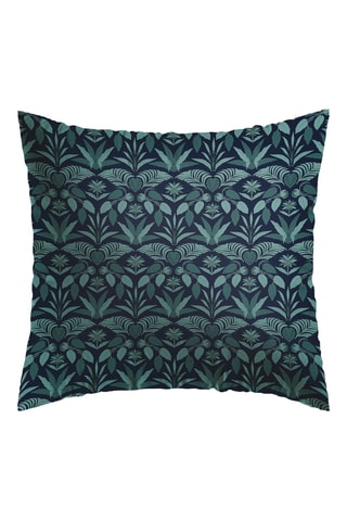 Funda de almohada de satén de algodón 80 hilos/cm² Zanzibar - Azul marino