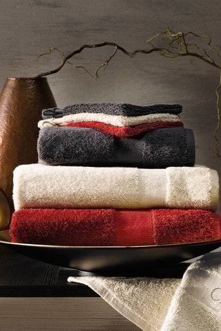 Toalla de baño Azur - Burdeos - 70 x 140 cm