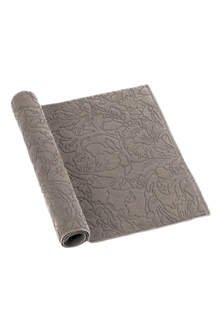 Alfombra de baño Uni - Marrón - 60 x 100 cm