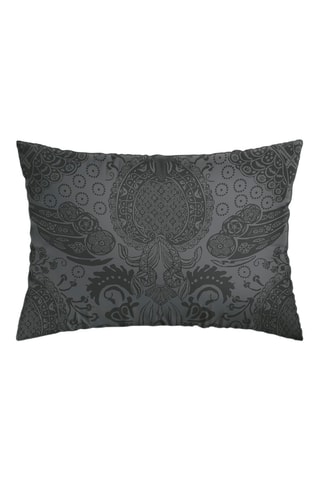 2 fundas de almohada de satén de algodón 80 hilos/cm² Arles - Gris oscuro