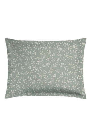 Funda de almohada de satén de algodón 80 hilos/cm² Semis - Amarillo