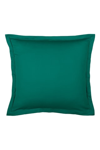 2 fundas de almohada de satén de algodón 80 hilos/cm² Uni 1 baratta - Verde oscuro