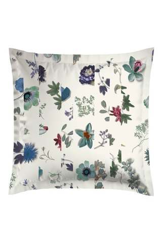 Funda de almohada de satén de algodón 80 hilos/cm² Semis - Amarillo