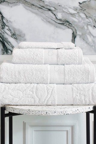 Toalla de baño Uni - Blanco - 90 x 180 cm