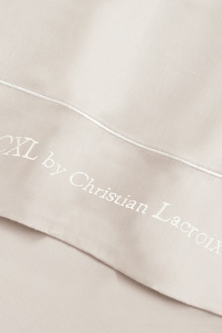 Sábana encimera de satén de algodón 80 hilos/cm² Uni 1 baratta - Topo