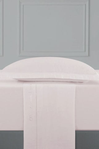 Sábana encimera de satén de algodón 80 hilos/cm² Uni 1 baratta - Topo