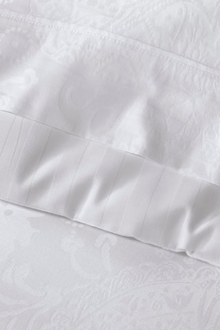 Juego de nórdico de satén de algodón 120 hilos/cm² Arles - Blanco