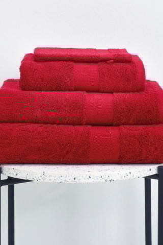 2 toallas de ducha Azur - Burdeos - 70 x 140 cm