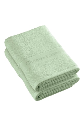 2 toallas de ducha Azur - Verde agua - 70 x 140 cm