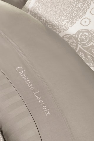 Sábana encimera de satén de algodón 80 hilos/cm² Liso - Topo