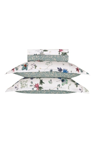 Juego de sábanas de satén de algodón 80 hilos/cm² Semis - Amarillo