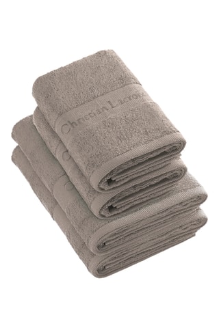 2 toallas de mano y 2 toallas de ducha Azur - Marrón