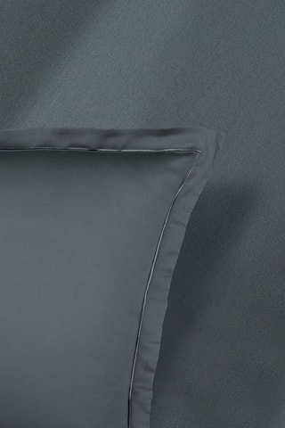 Juego de sábanas de satén de algodón 80 hilos/cm² Uni 1 baratta - Gris oscuro