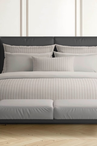 Juego de nórdico de satén de algodón 80 hilos/cm²Dobby - Topo