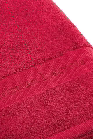 14 toallas y 4 manoplas de baño Uni - Burdeos