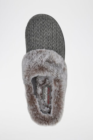 Pantoufles fourrées - Gris