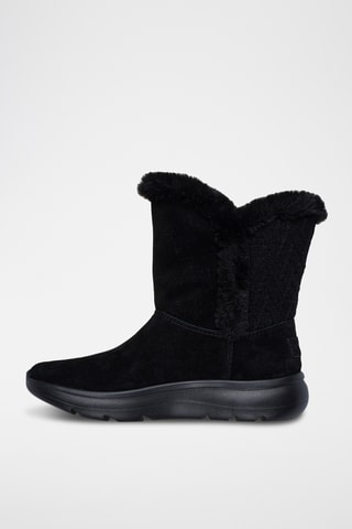Bottines fourrées en nubuck On-The-Go - Noir