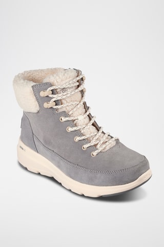 Bottines fourrées en cuir Glacial Ultra - Gris
