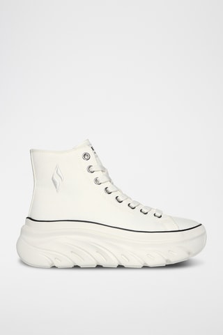 Baskets montantes plateformes Funky Street - Blanc