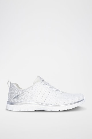 Baskets Virtue - Lucent - Blanc et argenté