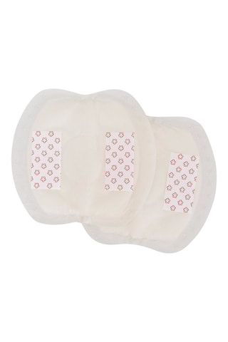 20 discos de lactancia desechables - 18 x 12 x 18 cm - Blanco