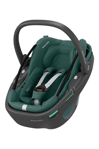 Silla de coche Coral 360 I-Size - Caqui y negro - Desde recién nacido - De 40 a 75 cm