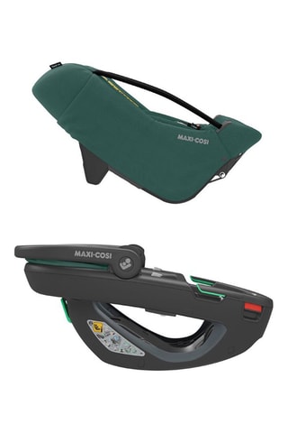 Silla de coche Coral 360 I-Size - Caqui y negro - Desde recién nacido - De 40 a 75 cm