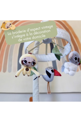 Móvil musical de madera - Desde recién nacido