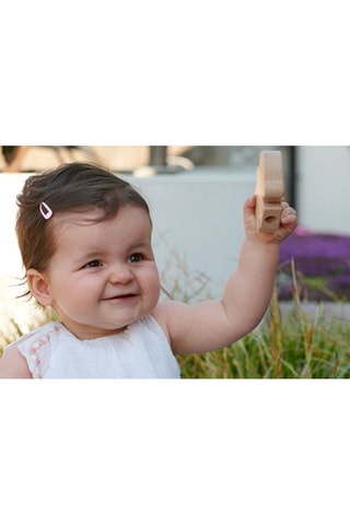 Juguete para apilar de haya Elidou el elefante - Desde 9 meses