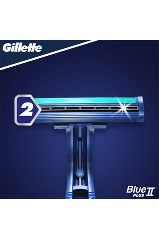 10 rasoirs jetables Gillette Blue II Plus