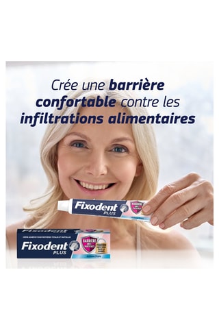 Crème fixative Fixodent Plus - Arôme frais - 57 g