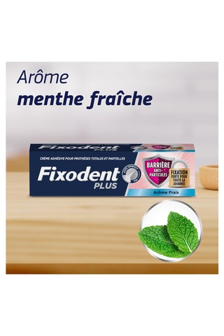 Crème fixative Fixodent Plus - Arôme frais - 57 g