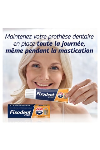 Crème fixative Fixodent Plus Maintien Imbattable - Goût Neutre - 57 g