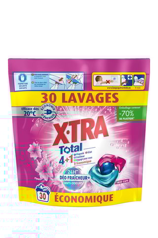 30 dosettes Total 4+1 Déo Fraîcheur XTra